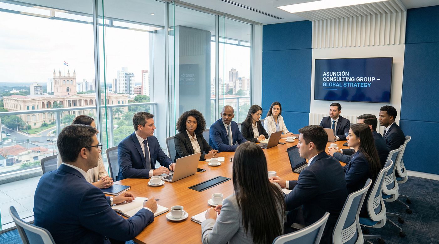 Equipe FlexoParaguay em Assunção